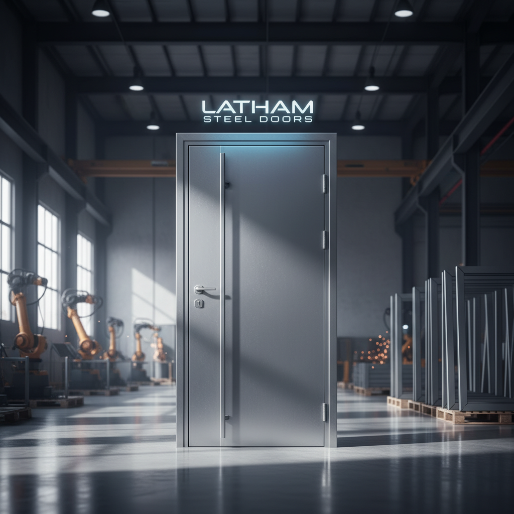 Επαγγελματικές πόρτες από χάλυβα Latham | Προμήθειες χονδρικής βαρέως τύπου